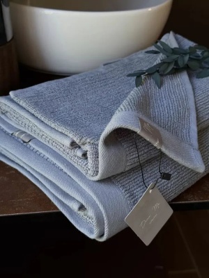 Полотенце махровое "Tanuki" (Серый магнит)