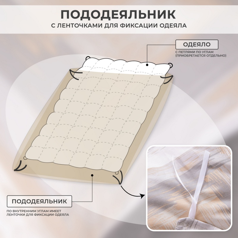 Комплект постельного белья из сатина C617